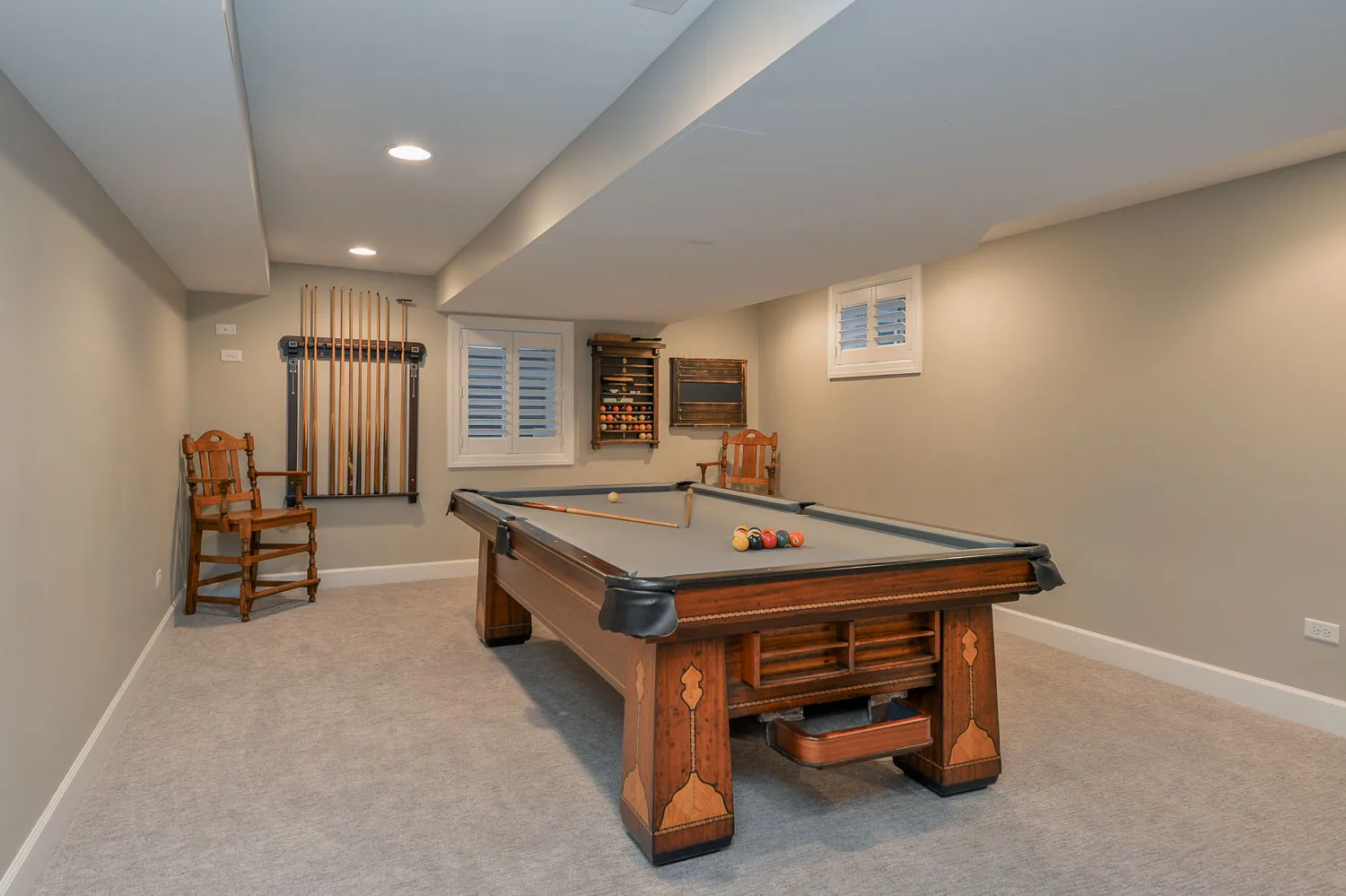 Luxury Game Point Basement Remodel, photo 4