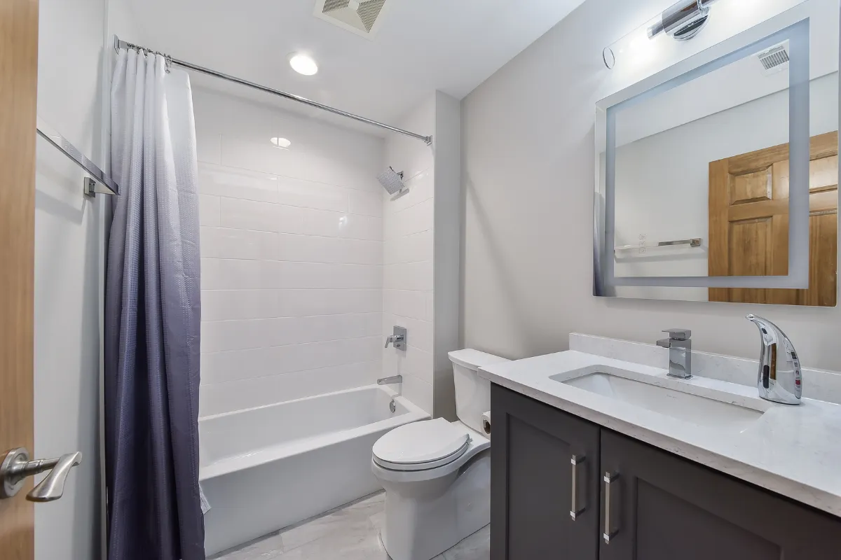 Polished Beauty Hall Bath Remodel, photo 5