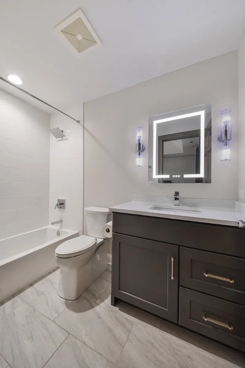 Polished Beauty Hall Bath Remodel, photo 6