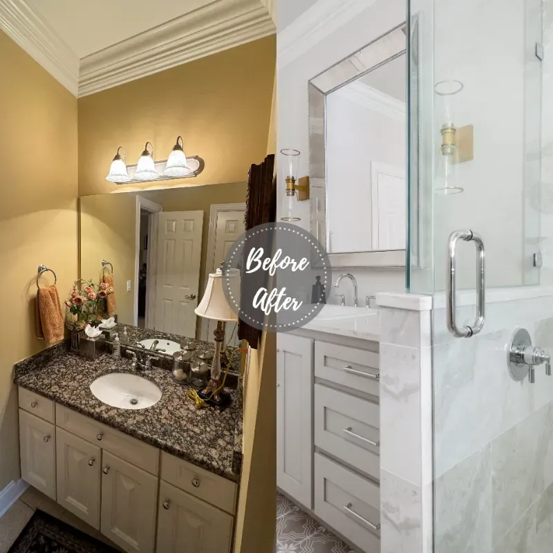 Polished Glam Bathroom Remodel, photo 2