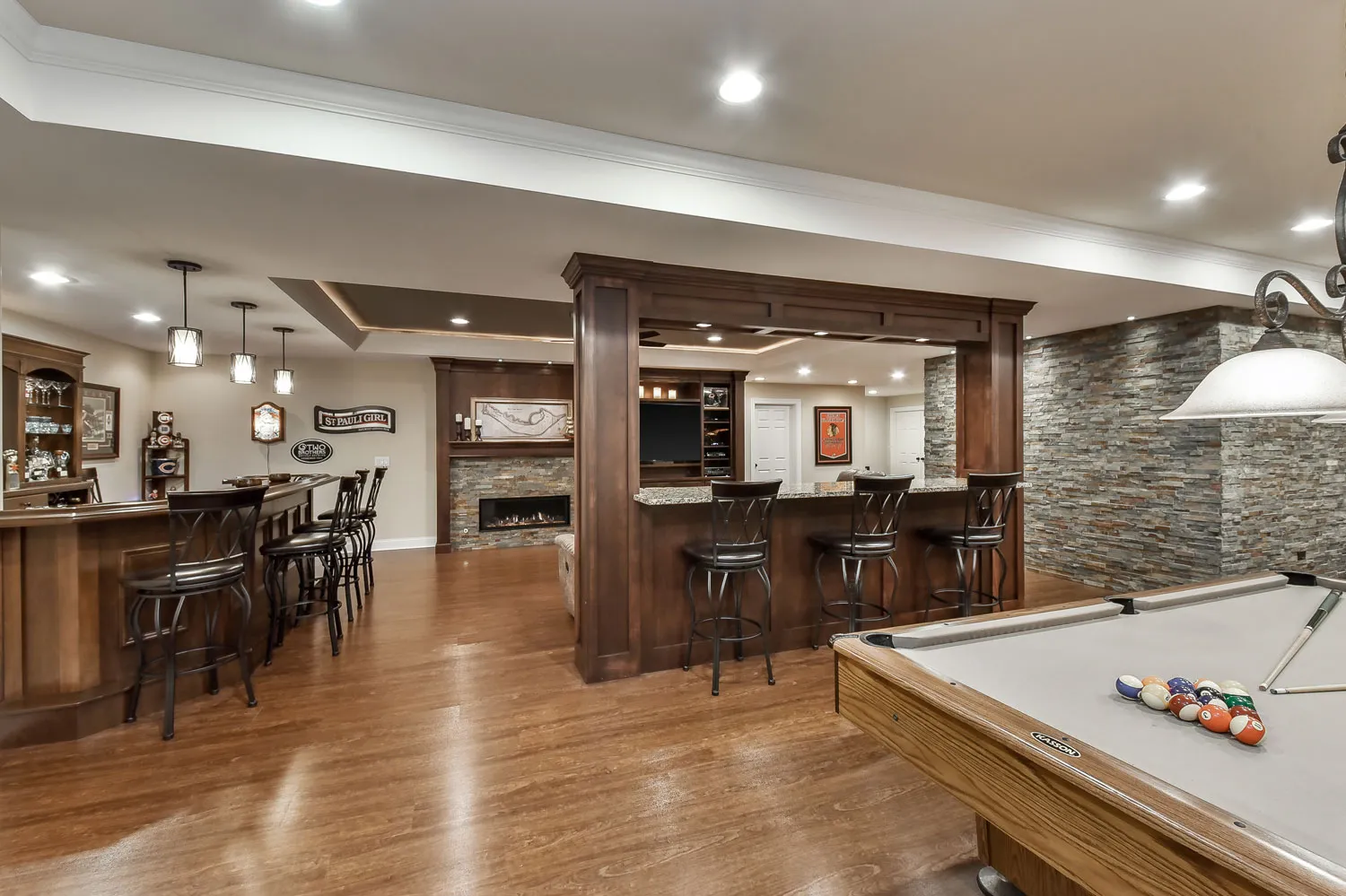 Rustic Sleek Basement Remodel, photo 3