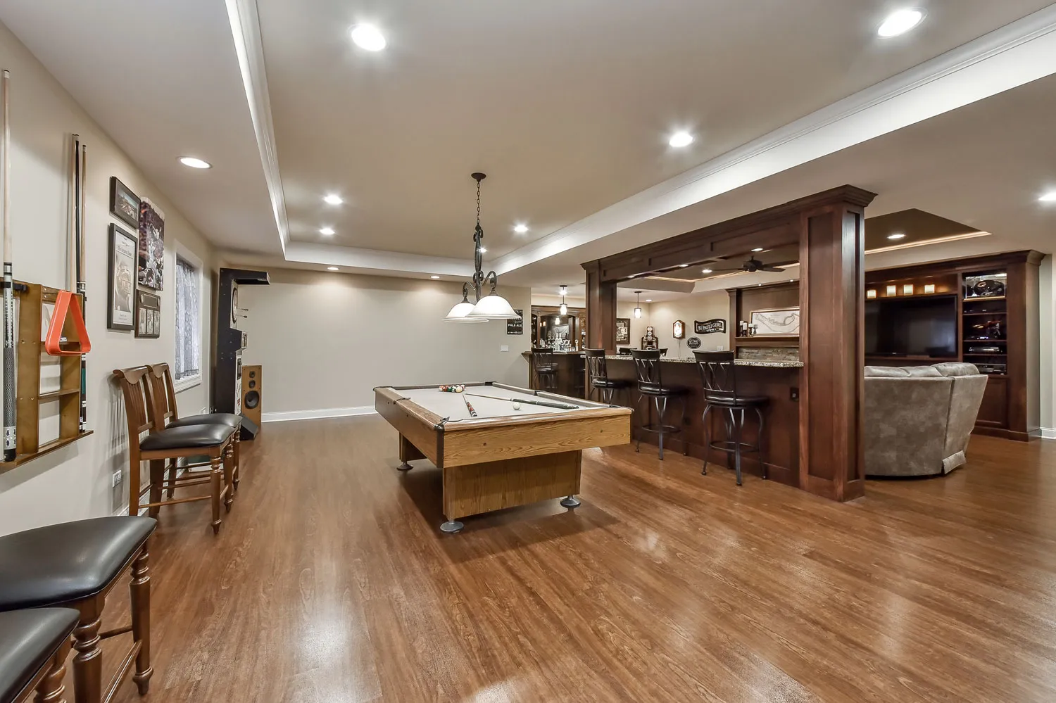 Rustic Sleek Basement Remodel, photo 5