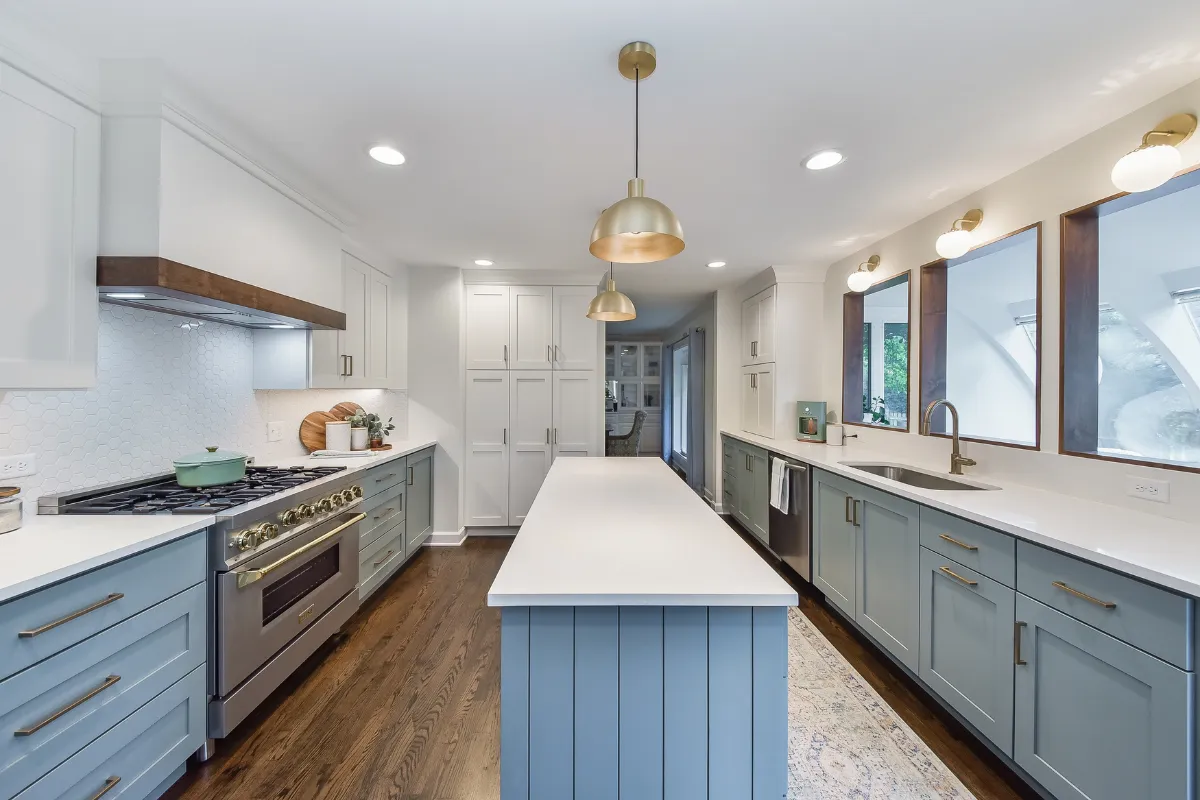Blue Serenity Kitchen Remodel Photos — photo 1