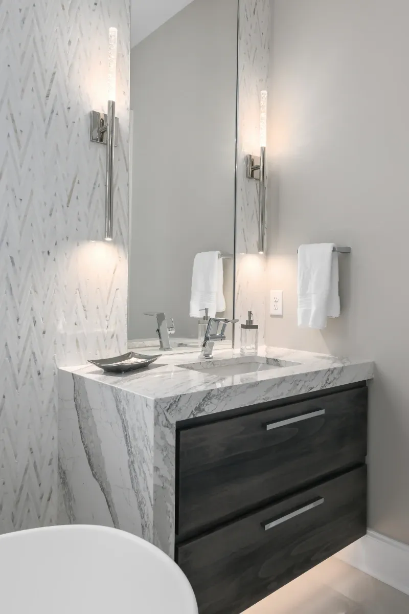 Contemporary Chic Master Bath Remodel — photo 2