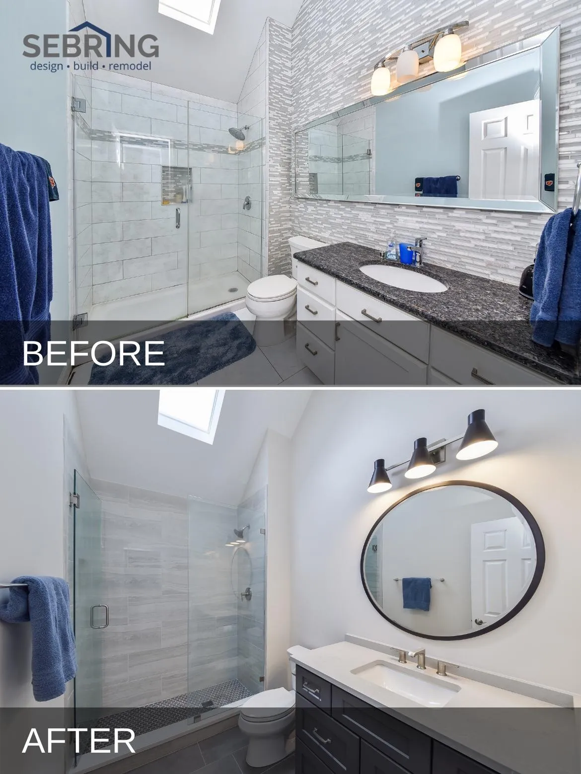 Rustic with a Touch of Glam Master and Hall Bath Remodel — photo 7