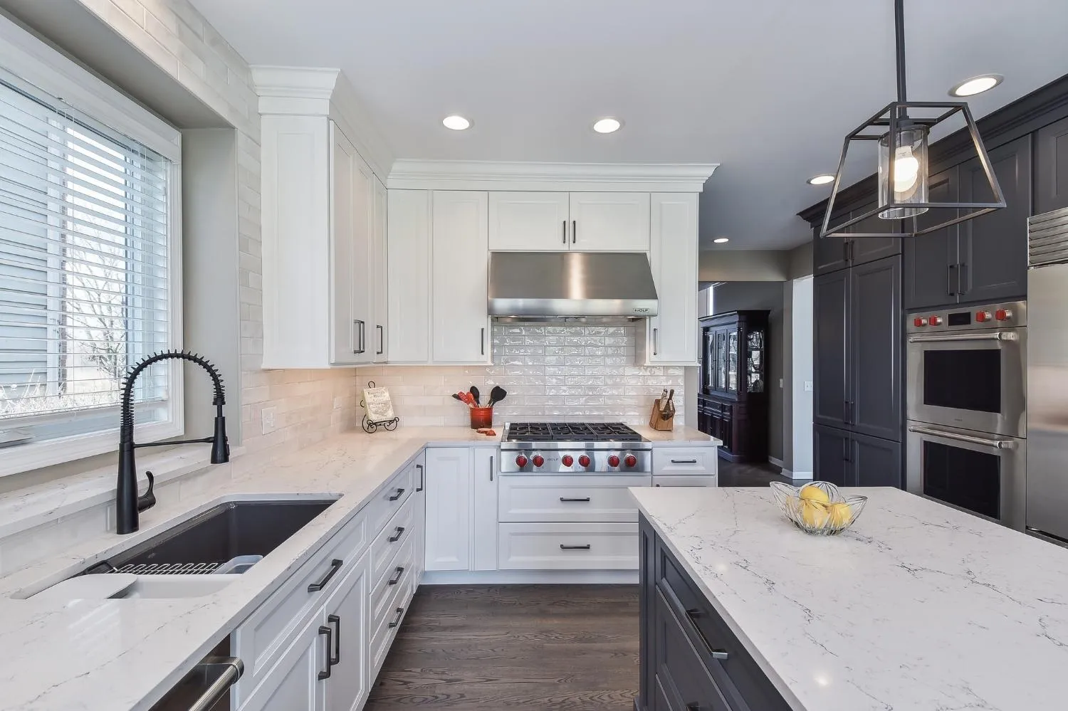 Cool Contrast Kitchen Remodel — photo 1