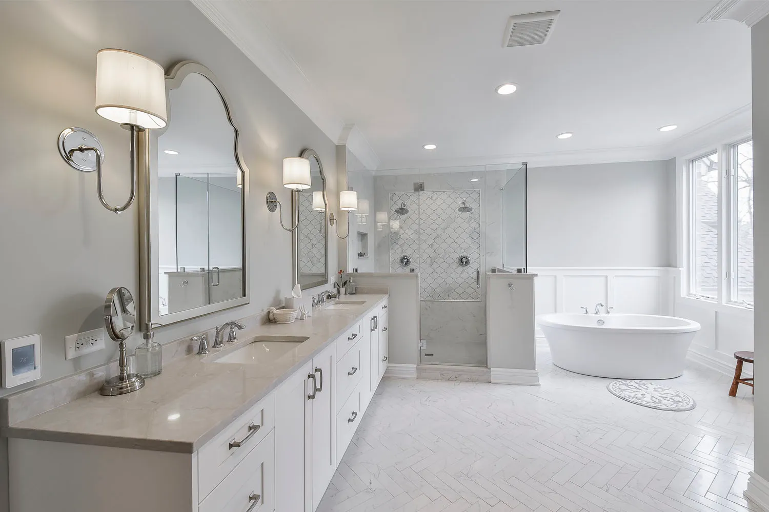 Classically Charming Master Bath Remodel — photo 1