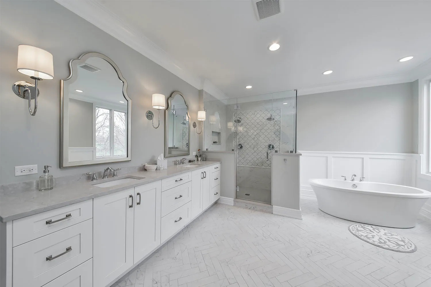 Classically Charming Master Bath Remodel — photo 3