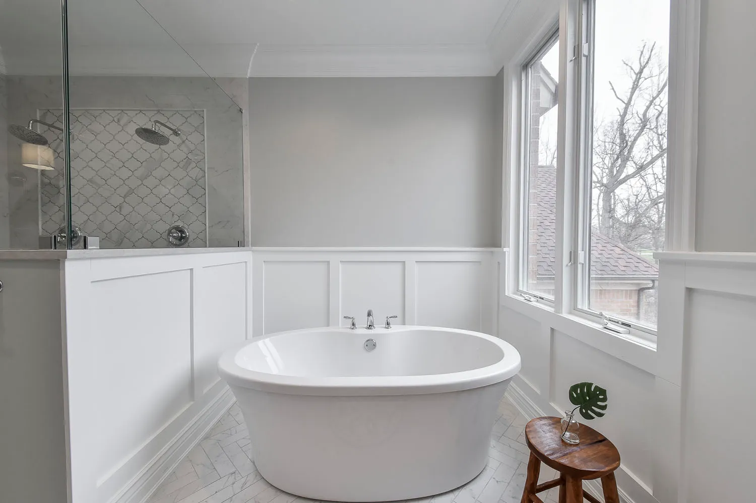 Classically Charming Master Bath Remodel — photo 4