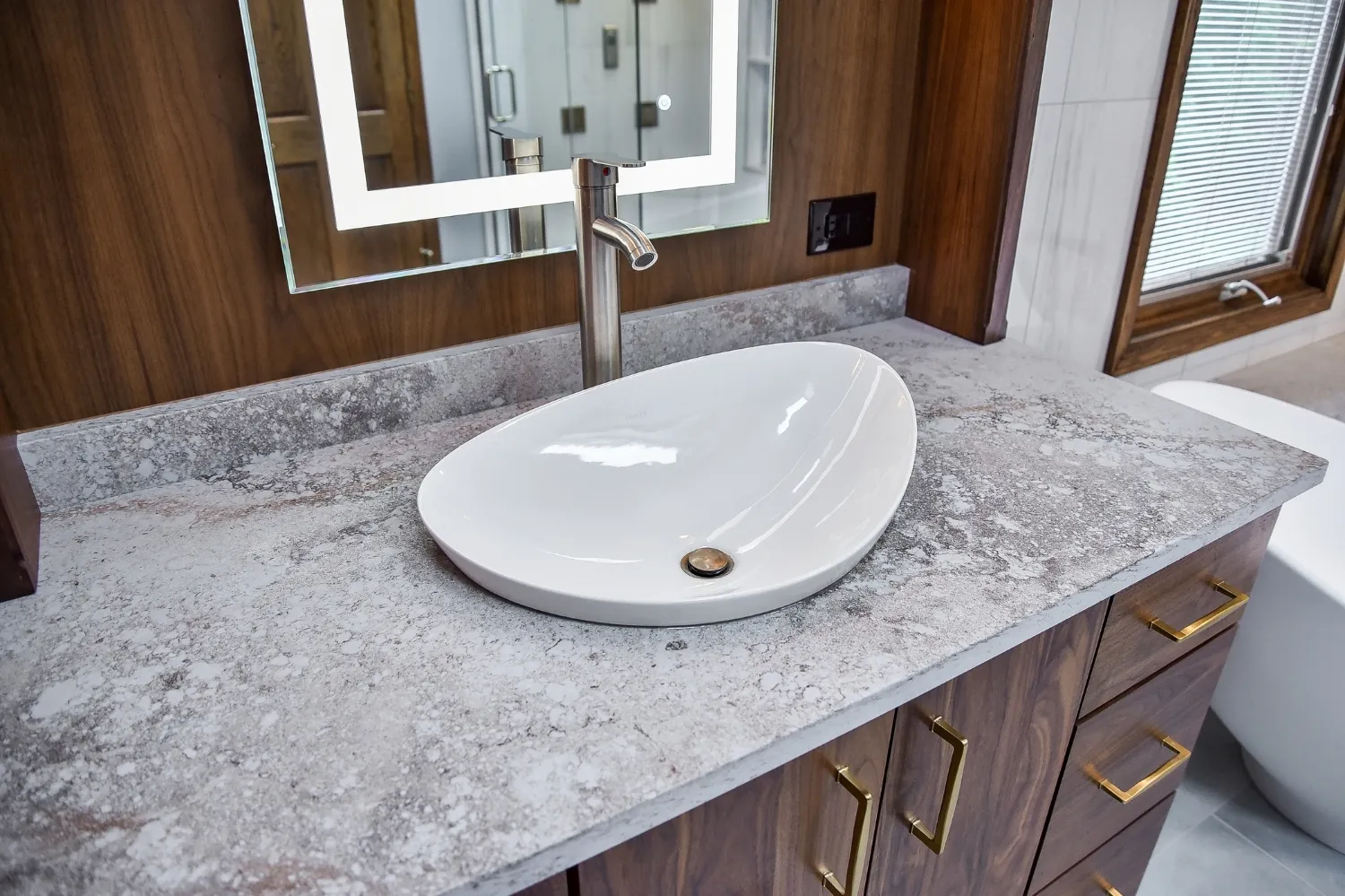 Luxury Cabin Master Bath Remodel — photo 3