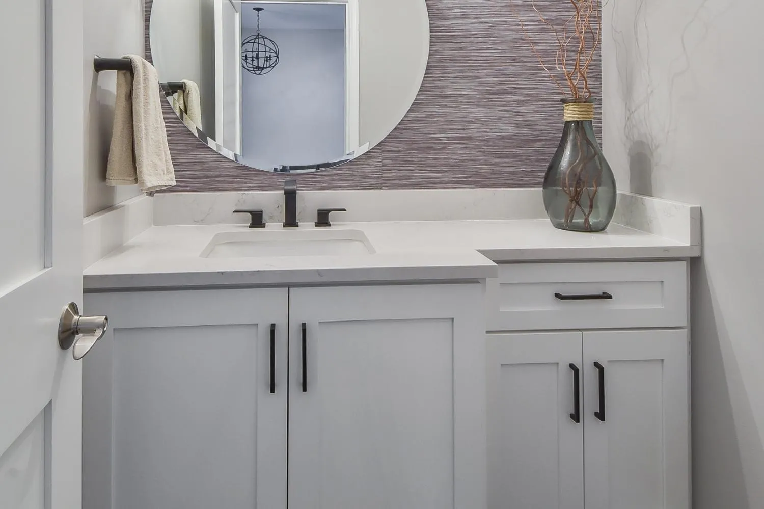 Marble and Movement Master and Powder Bath Remodel — photo 5