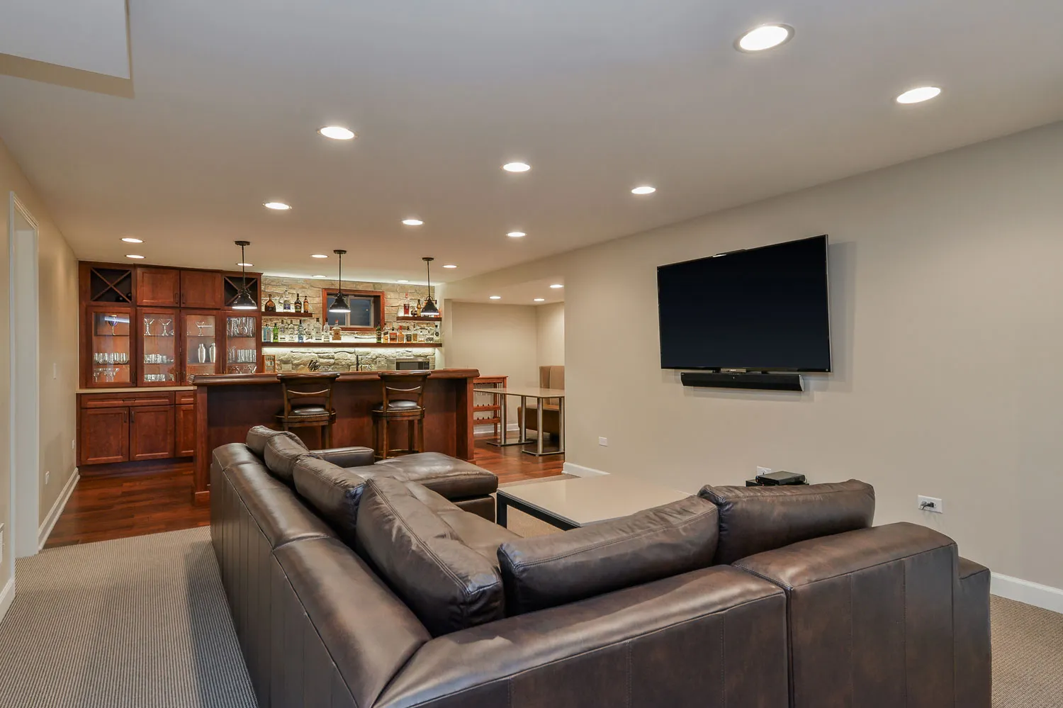 Industrial Basement Remodel — photo 3