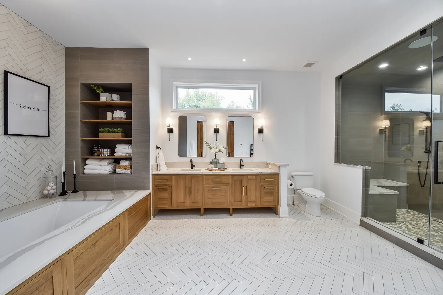 Rustic Chic Master Bath Remodel — photo 1