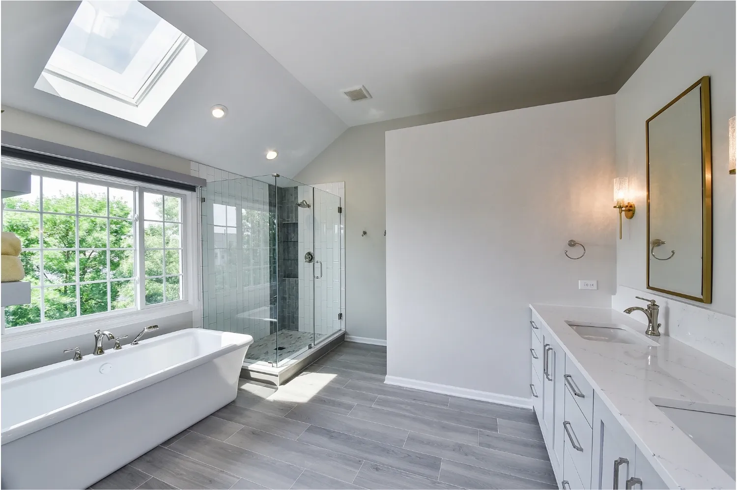 Naturally Inviting Master Bath Remodel — photo 1