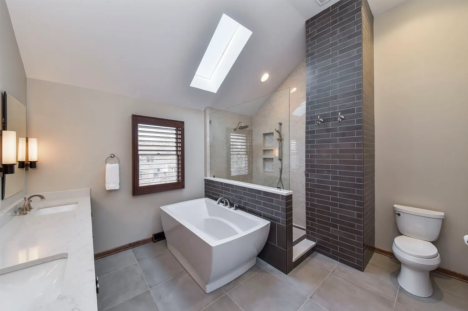 Rustic Living Master Bath Remodel — photo 1