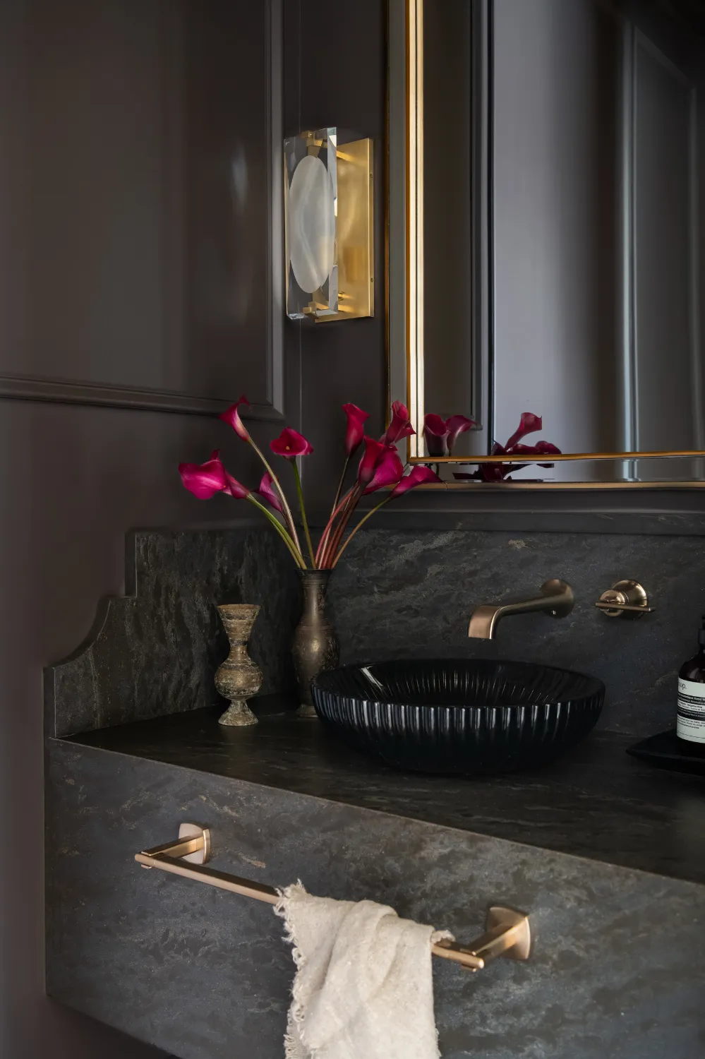 Dark Luxe Powder Room Remodel — photo 4