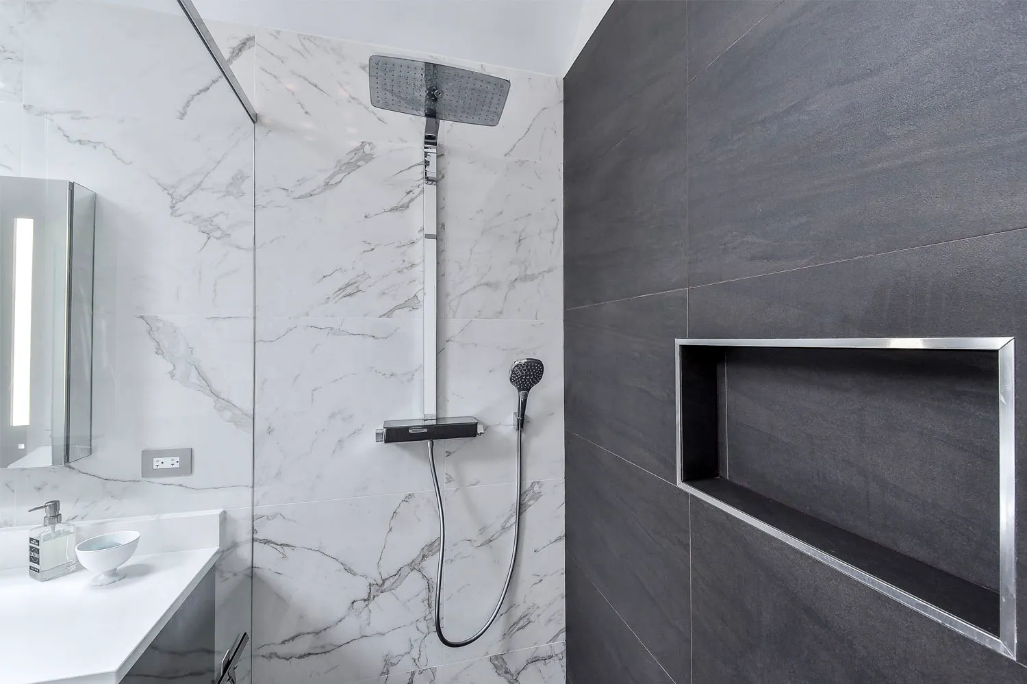 Seamlessly Sharp Master Bath Remodel — photo 4