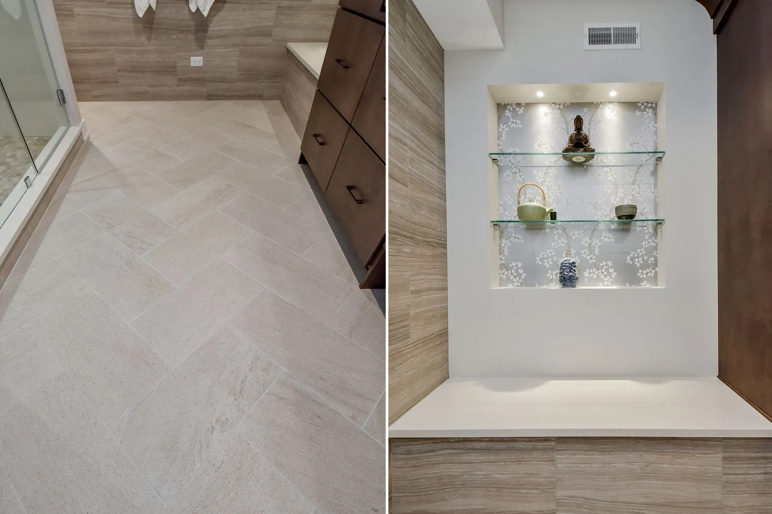 Lovingly Warm Master Bath Remodel — photo 8