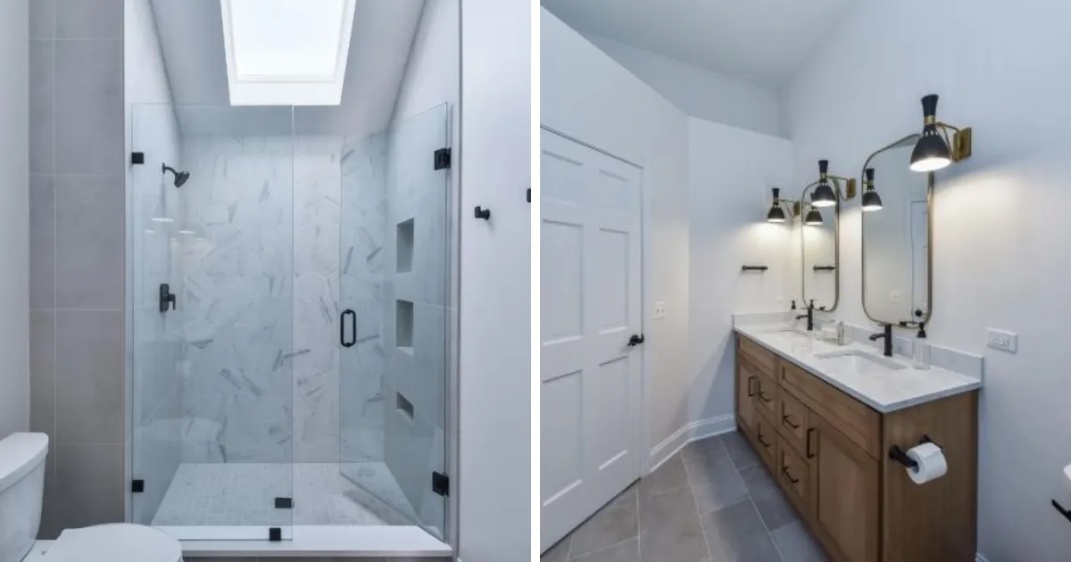 Creatively Charming Hall and Powder Bath Remodel — photo 1