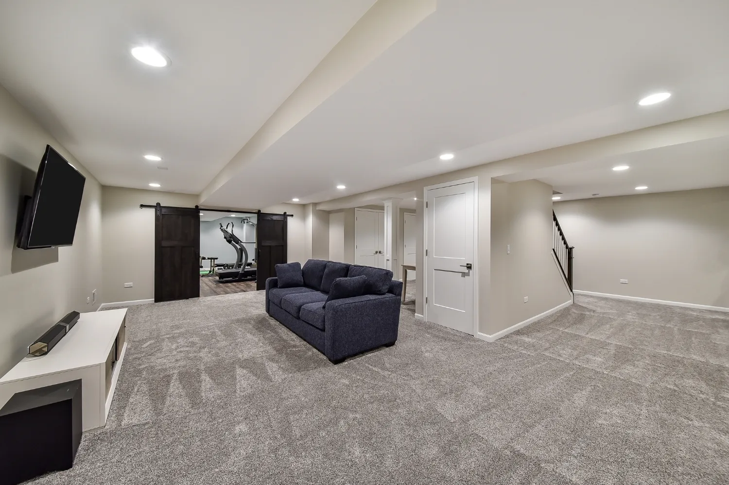 Cozy Comfort Basement Remodel — photo 1