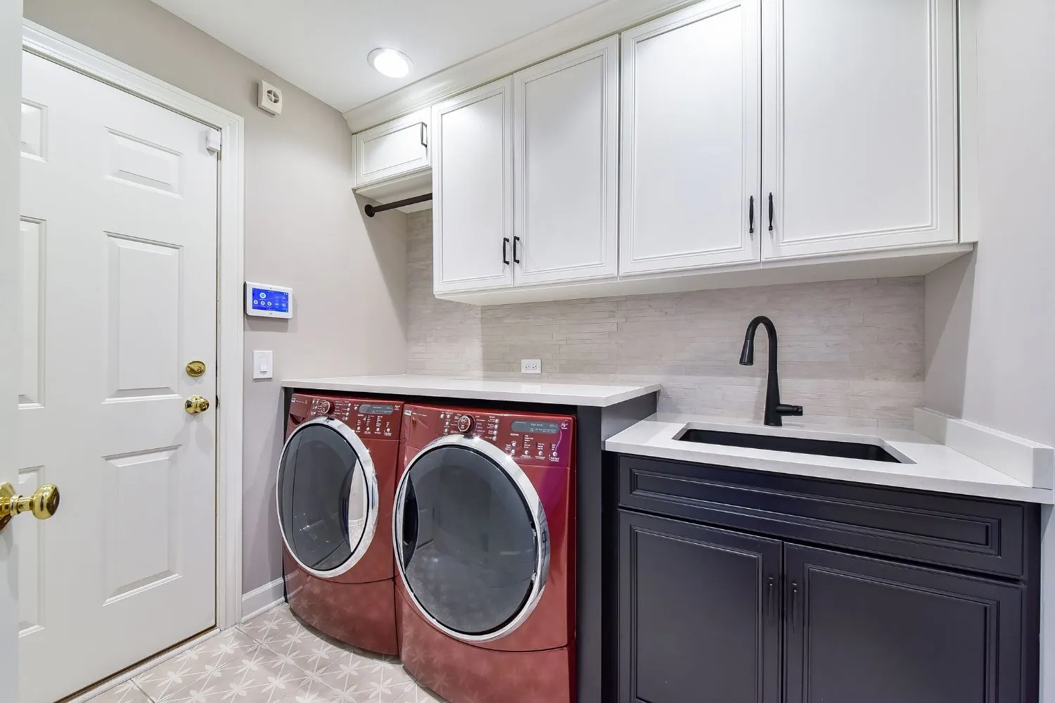 Two Toned Touches Laundry Room Remodel — photo 1