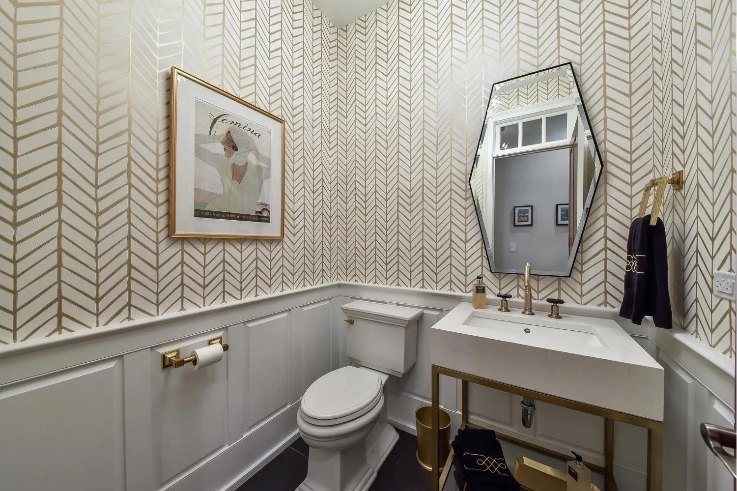 The Love of Brass Hall Bath Remodel — photo 1