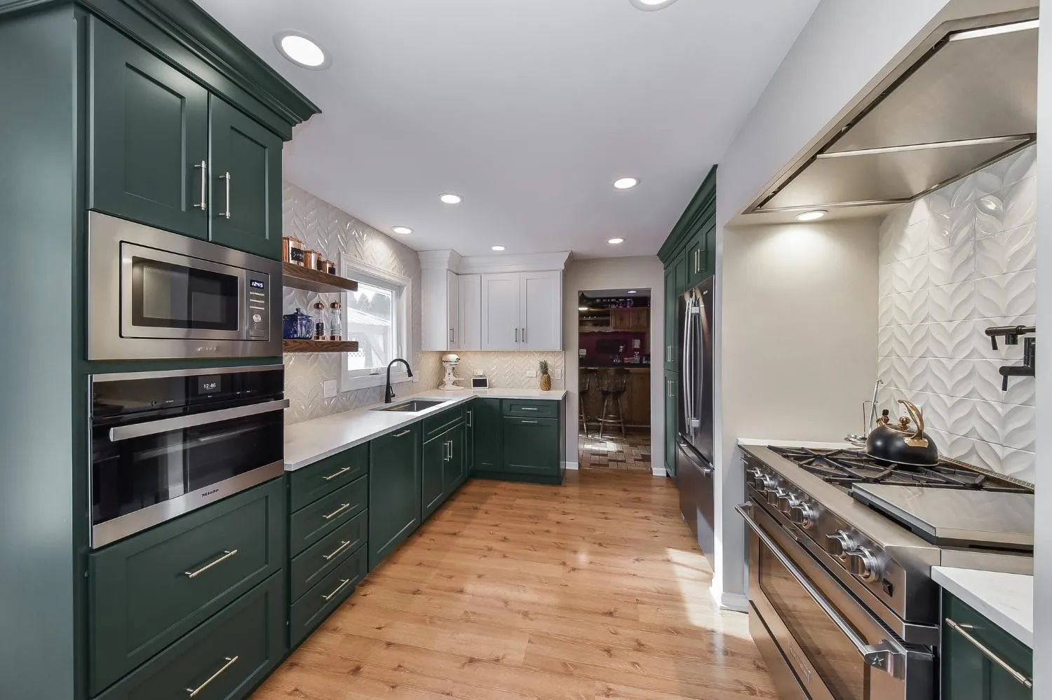 Forest Retreat Galley Kitchen Remodel — photo 1
