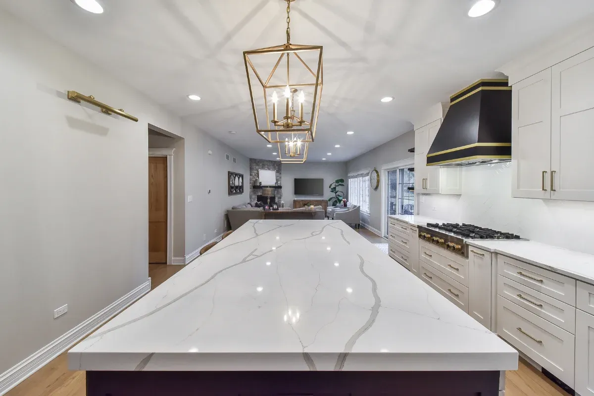 Noir Gold Kitchen Remodel — photo 1