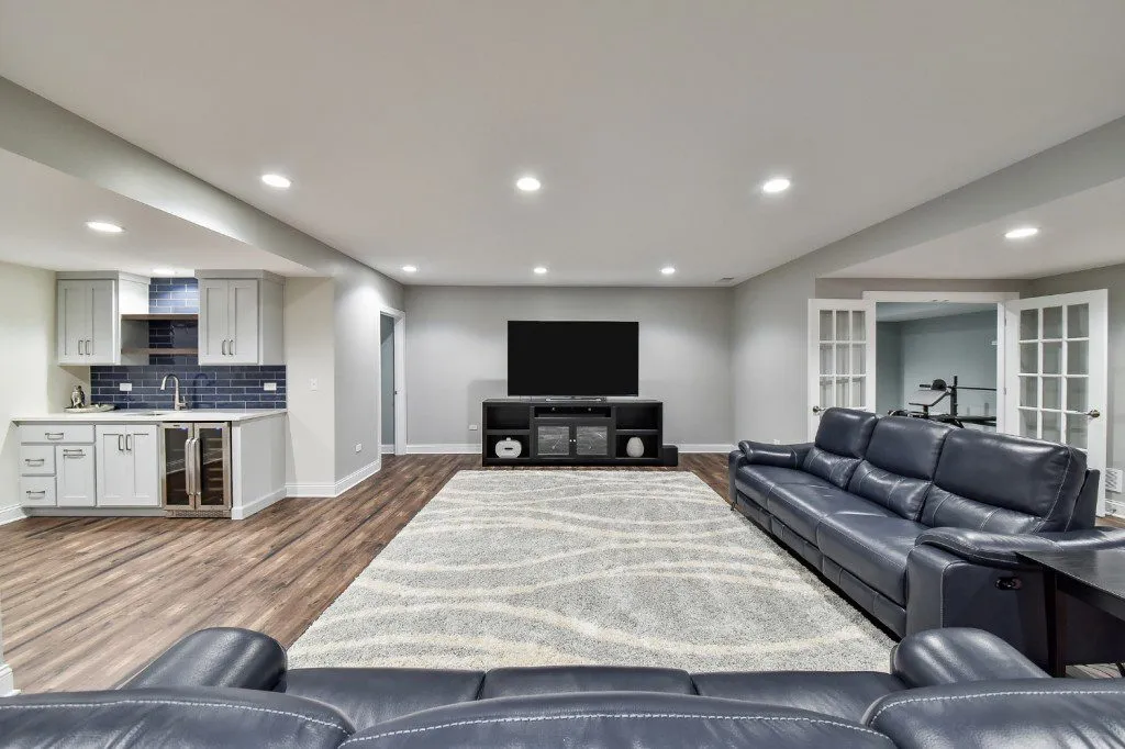 Sleek Amenities Basement Remodel — photo 4