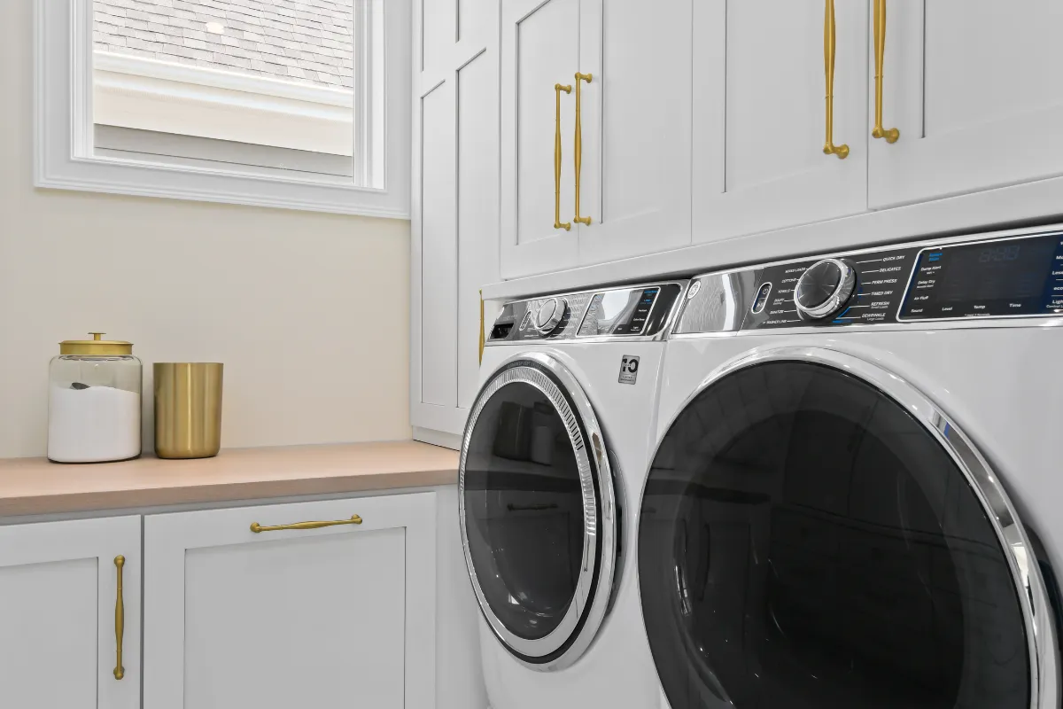 Powdered Blue Laundry Room Remodel — photo 1