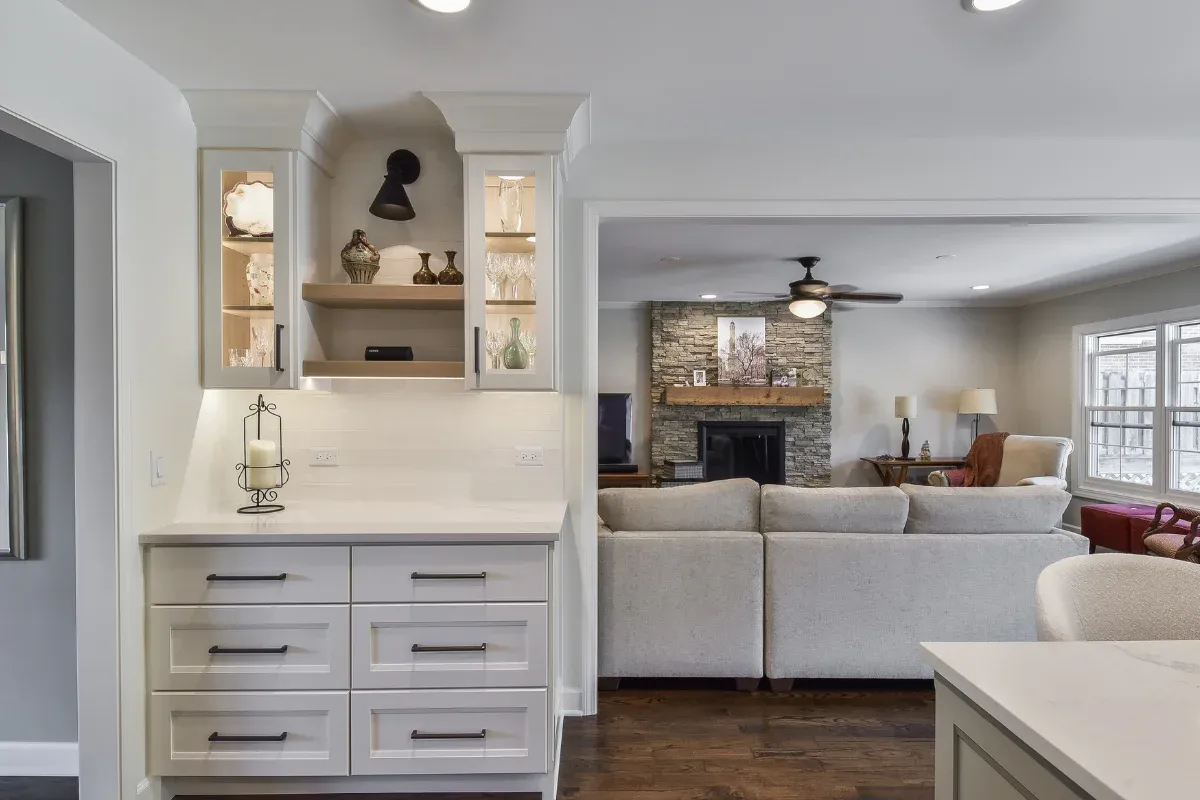 Sleek Tranquility Kitchen and Bathroom Remodel — photo 1