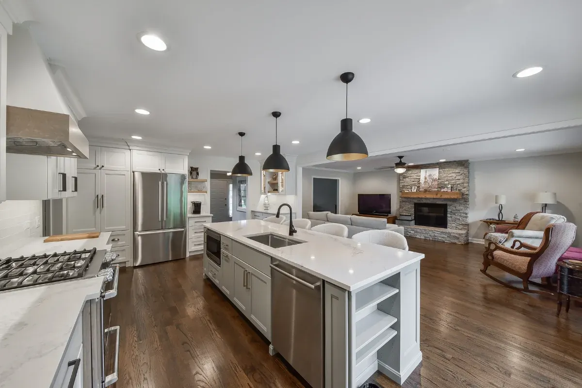 Sleek Tranquility Kitchen and Bathroom Remodel — photo 7