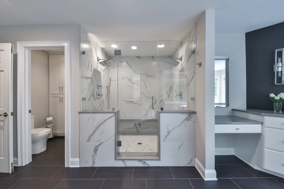Polished Beauty Hall Bath Remodel — photo 3