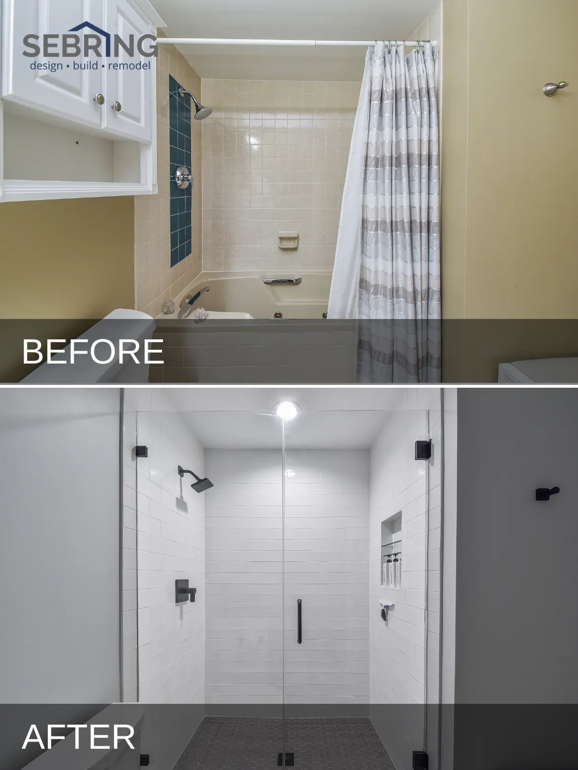 Simply Clean Master and Hall Bath Remodel — photo 2