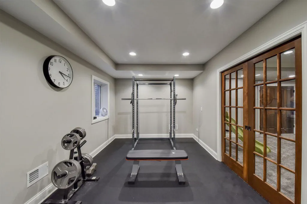 Textured Accented Basement Remodel, photo 8